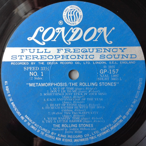 The Rolling Stones - Metamorphosis = メタモーフォシス (Vinyl, LP, Album, Co...