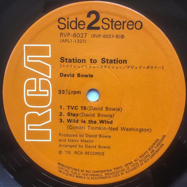 David Bowie - Station To Station (Vinyl, LP, Album, Stereo)