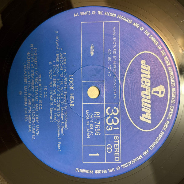 10cc - Look Hear? (Vinyl, LP, Album) Near Mint (NM or M-) / Near Mint (NM or M-)