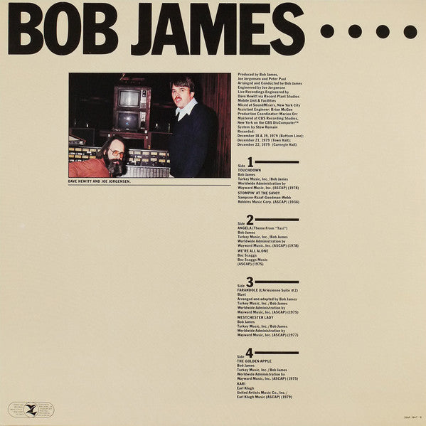 Bob James - All Around The Town (Vinyl, LP, Album, Stereo)
