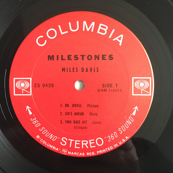 Miles Davis - Milestones (Vinyl, LP, Album, Reissue, Stereo)