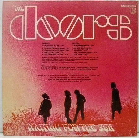 The Doors - Waiting For The Sun (Vinyl, LP, Album, Reissue, Promo) Very Good Plus (VG+) / Fair (F)
