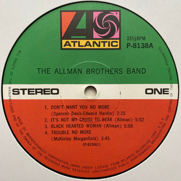 The Allman Brothers Band - The Allman Brothers Band (Vinyl, LP, Alb...