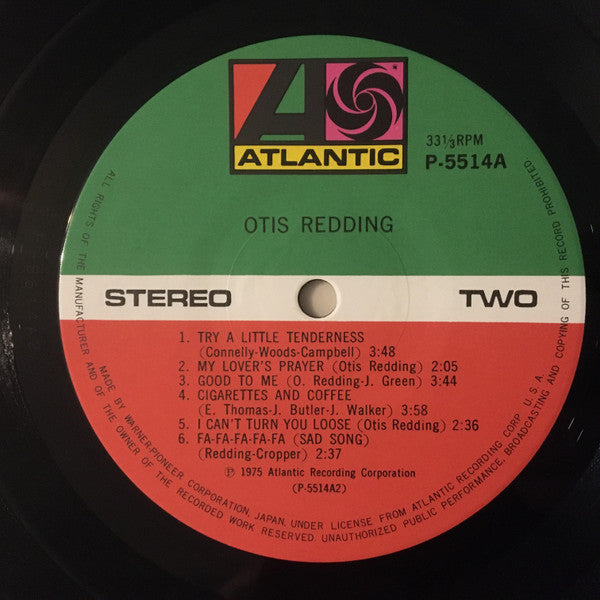 Otis Redding - Otis Redding (Vinyl, LP, Album, Compilation, Stereo)