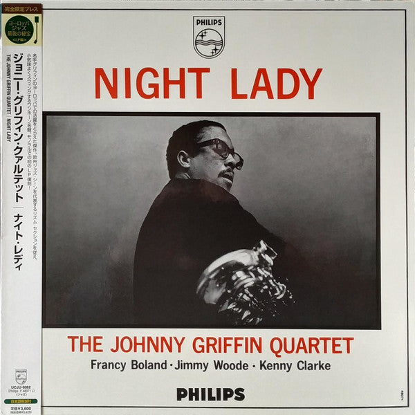 The Johnny Griffin Quartet - Night Lady (Vinyl, LP, Album, Reissue, Remastered, Limited Edition, Mono) Very Good Plus (VG+) / Very Good Plus (VG+)