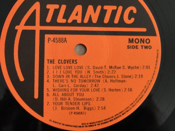 The Clovers - The Clovers (Vinyl, LP, Compilation, Mono) Very Good Plus (VG+) / Very Good Plus (VG+)