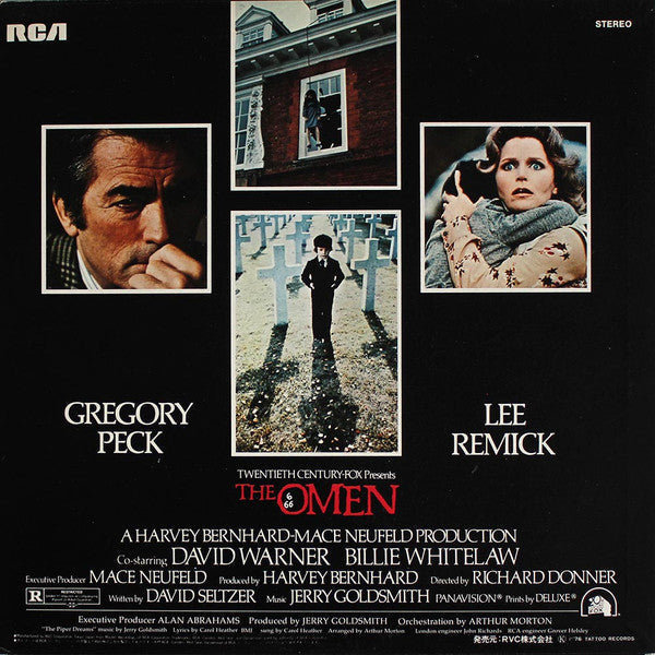 Jerry Goldsmith - The Omen - Original Motion Picture Soundtrack (LP, Album) - Very Good Plus (VG+) / Very Good (VG)