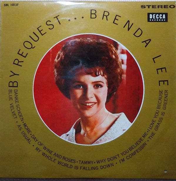Brenda Lee - By Request (Vinyl, LP, Stereo) Good Plus (G+) / Very Good (VG)