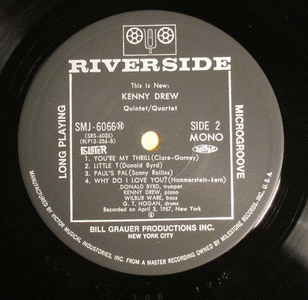 Kenny Drew Quintet - This Is New (Vinyl, LP, Album, Reissue, Mono)