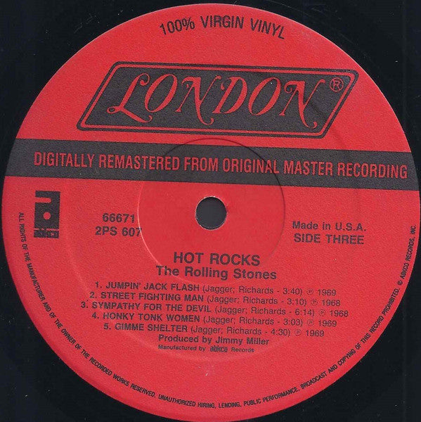 The Rolling Stones - Hot Rocks 1964-1971 (2xVinyl, LP, Compilation, Remastered) Near Mint (NM or M-) / Near Mint (NM or M-)