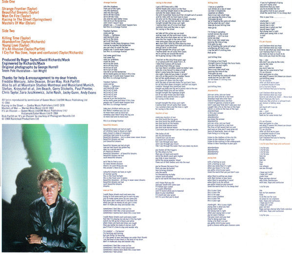 Roger Taylor - Strange Frontier (Vinyl, LP, Album, Stereo)