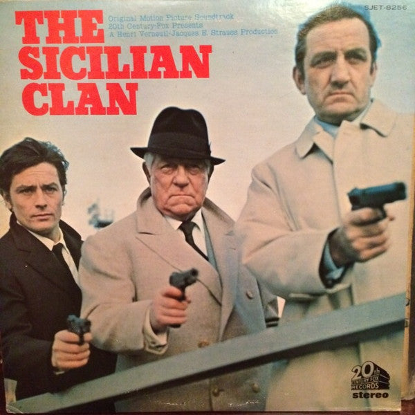 Ennio Morricone - シシリアン = The Sicilian Clan (Original Motion Picture Soundtrack) (Vinyl, LP, Album) Very Good Plus (VG+) / Good Plus (G+)