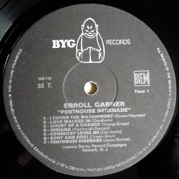 Erroll Garner - Penthouse Serenade (Vinyl, LP, Album, Reissue) Very Good (VG) / Very Good (VG)