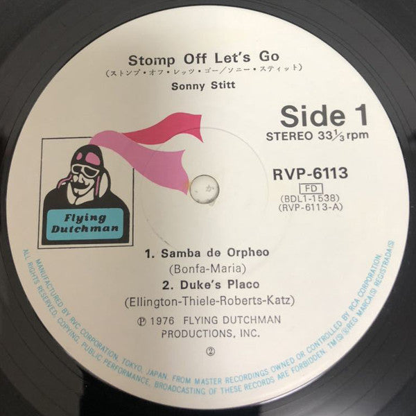 Sonny Stitt - Stomp Off Let's Go (Vinyl, LP, Album) Very Good Plus (VG+) / Very Good (VG)