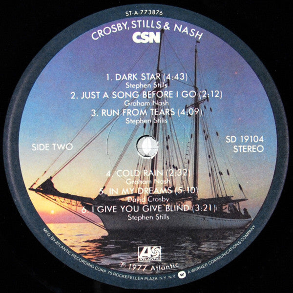 Crosby, Stills & Nash - CSN (Vinyl, LP, Album, Stereo)