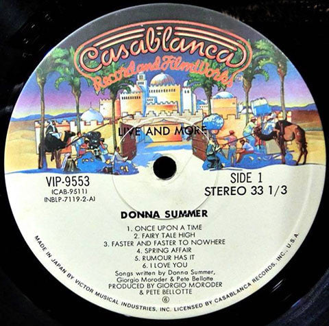 Donna Summer - Live And More (Vinyl, LP, Album)