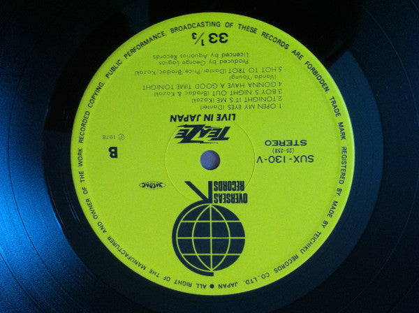 Teaze - Live In Japan (Vinyl, LP, Album)