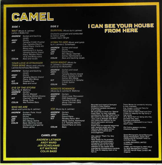 Camel - I Can See Your House From Here (Vinyl, LP, Album)