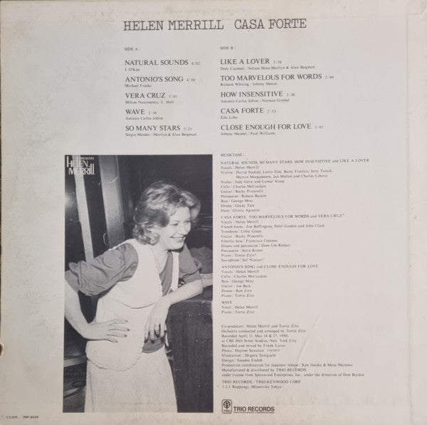 Helen Merrill - Casa Forte (Vinyl, LP, Album)