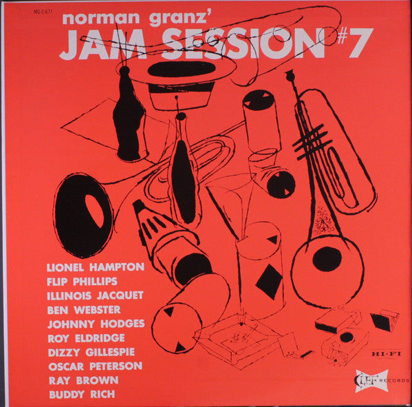 Various - Norman Granz' Jam Session #7 (Vinyl, LP, Album, Limited Edition, Reissue, Mono) Near Mint (NM or M-) / Very Good Plus (VG+)