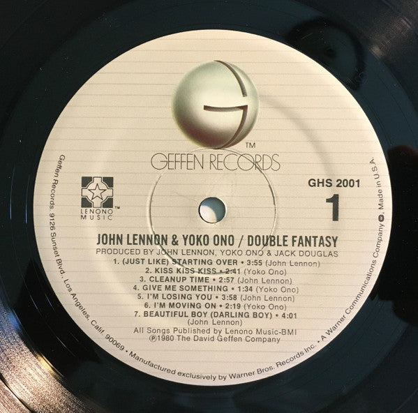 John Lennon & Yoko Ono - Double Fantasy (Vinyl, LP, Album) Very Good (VG) / Very Good Plus (VG+)