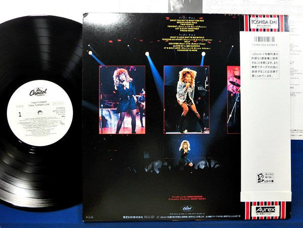 Tina Turner - Tina Live (Vinyl, LP, Album, Promo) Near Mint (NM or M-) / Very Good (VG)