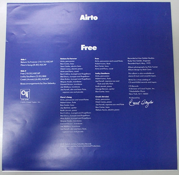 Airto Moreira - Free (Vinyl, LP, Album, Limited Edition, Reissue, S...