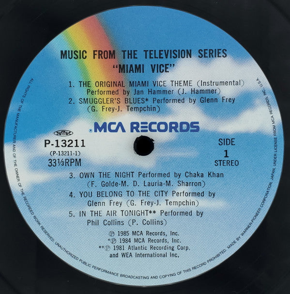 Various - Miami Vice - Music From The Television Series (Vinyl, LP,...