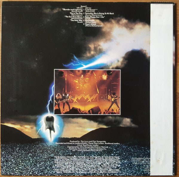 Thin Lizzy - Thunder And Lightning (Vinyl, LP, Album, Stereo) Very Good Plus (VG+) / Very Good Plus (VG+)
