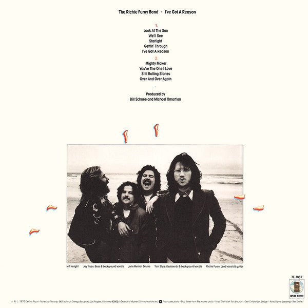 The Richie Furay Band - I've Got A Reason (Vinyl, LP, Album, Stereo) Very Good (VG) / Good Plus (G+)