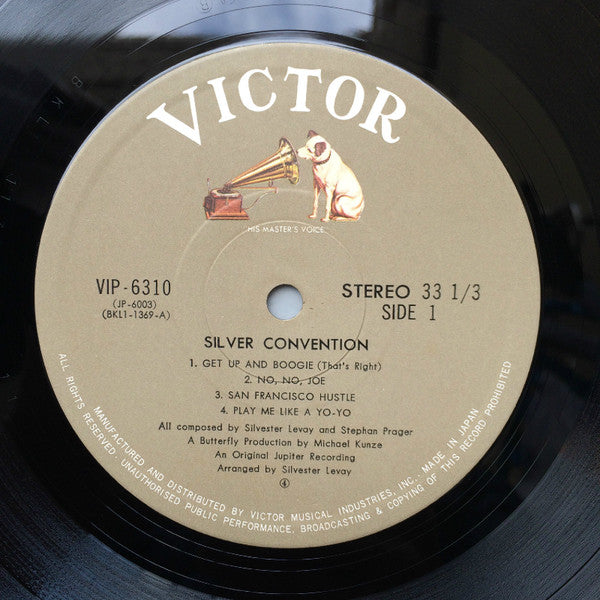 Silver Convention - Get Up And Boogie (Vinyl, LP, Album) Very Good Plus (VG+) / Very Good (VG)