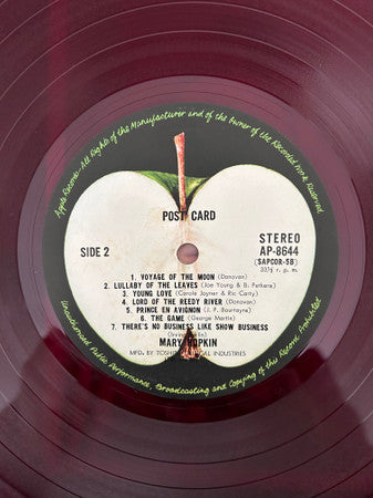 Mary Hopkin - Post Card (Vinyl, LP, Album, Stereo) Very Good (VG) / Very Good (VG)