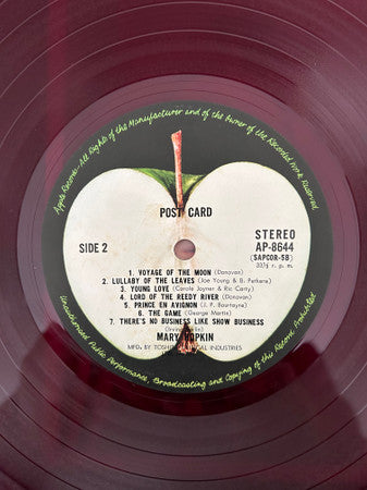 Mary Hopkin - Post Card (Vinyl, LP, Album, Stereo) Good Plus (G+) / Very Good (VG)