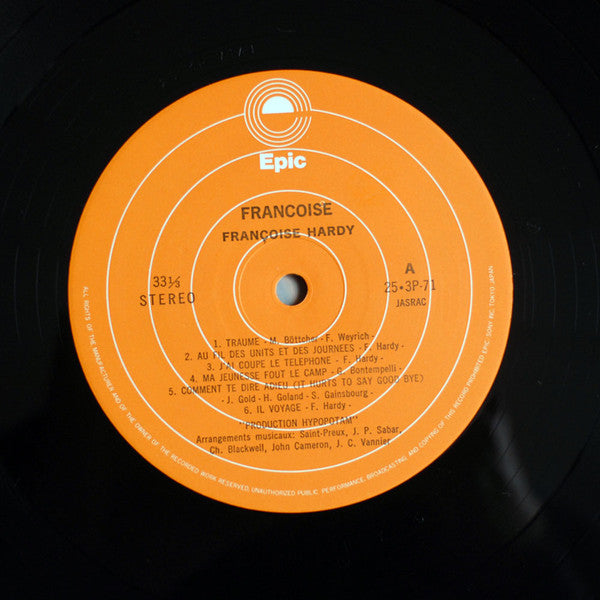 Françoise Hardy - Françoise = フランソワーズ (Vinyl, LP, Compilation, Reissue, Stereo) Very Good Plus (VG+) / Good Plus (G+)