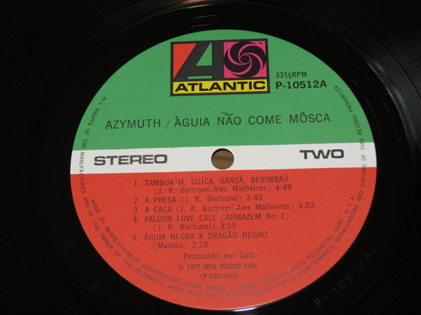 Azymuth - Águia Não Come Mosca (Vinyl, LP, Album) Near Mint (NM or M-) / Very Good (VG)