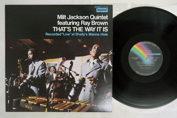 Milt Jackson Quintet - That's The Way It Is (Vinyl, LP, Album, Reissue) Very Good (VG) / Very Good Plus (VG+)