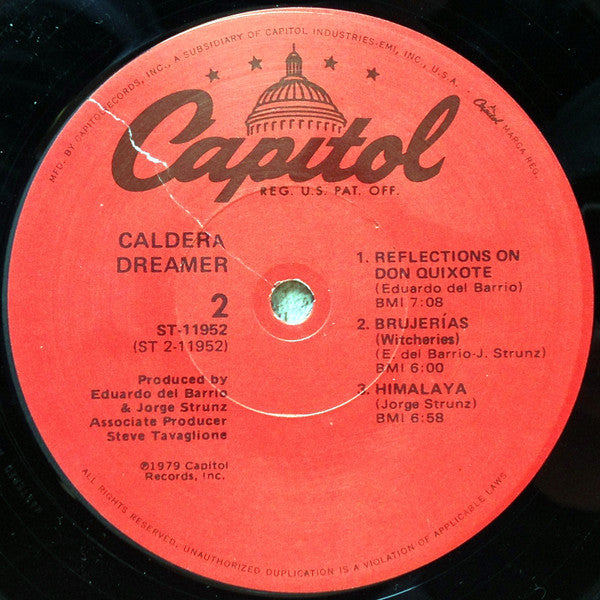 Caldera (2) - Dreamer (Vinyl, LP, Album) Very Good (VG) / Near Mint (NM or M-)