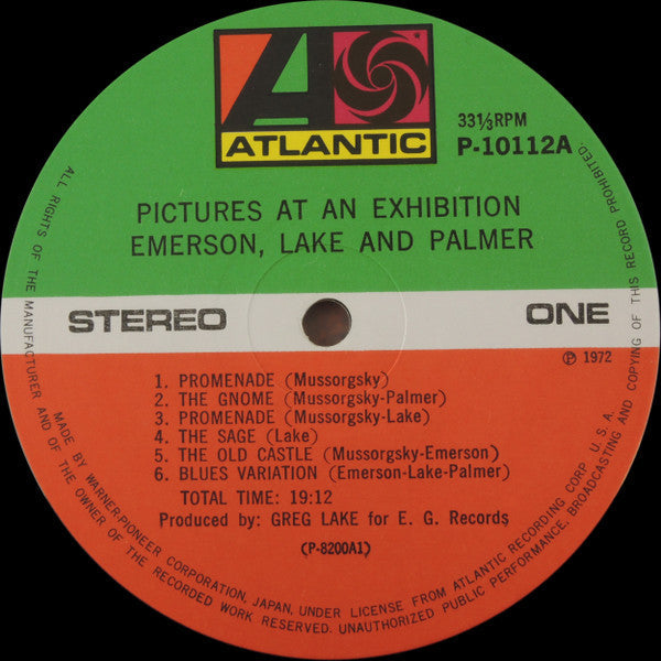 Emerson, Lake & Palmer - Pictures At An Exhibition (Vinyl, LP, Albu...