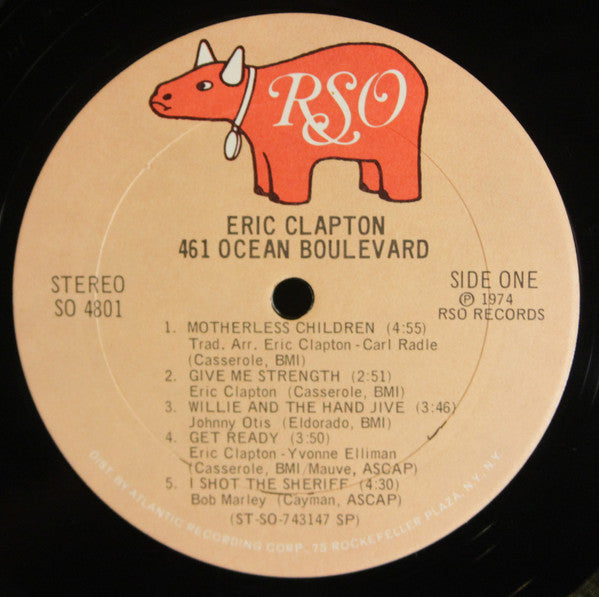 Eric Clapton - 461 Ocean Boulevard (Vinyl, LP, Album, Stereo) Very Good (VG) / Very Good Plus (VG+)