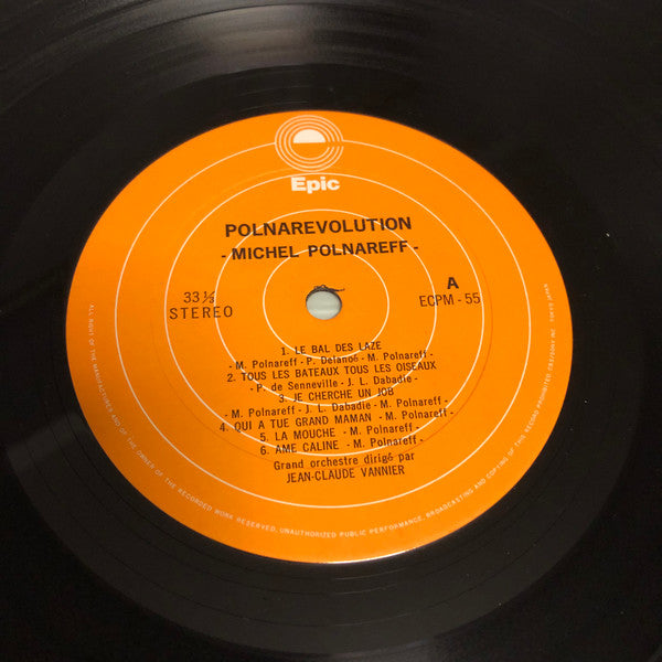 Michel Polnareff - Polnarevolution (Vinyl, LP, Album) Very Good Plus (VG+) / Very Good (VG)