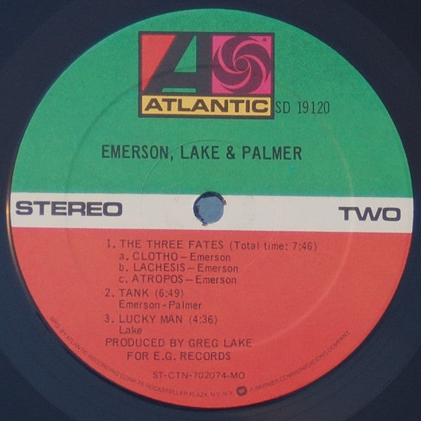 Emerson, Lake & Palmer - Emerson Lake & Palmer (Vinyl, LP, Album, Reissue) Good Plus (G+) / Very Good (VG)