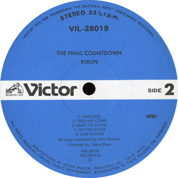 Europe (2) - The Final Countdown (Vinyl, LP, Album)