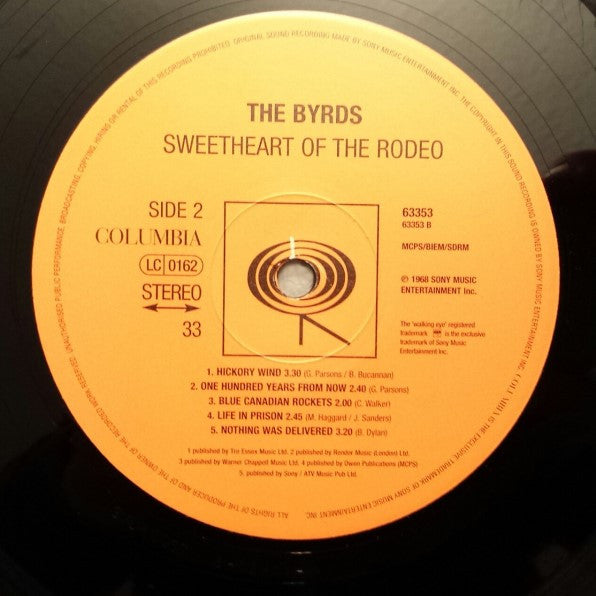 The Byrds - Sweetheart Of The Rodeo (Vinyl, LP, Album, Limited Edition, Reissue) Very Good (VG) / Very Good Plus (VG+)