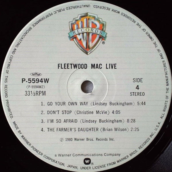 Fleetwood Mac - Live (Vinyl, LP, Album)