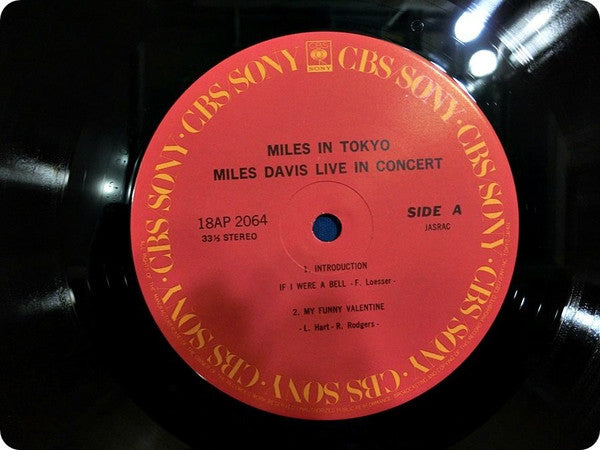 Miles Davis - Miles In Tokyo (Vinyl, LP, Album, Reissue) Near Mint (NM or M-) / Very Good Plus (VG+)