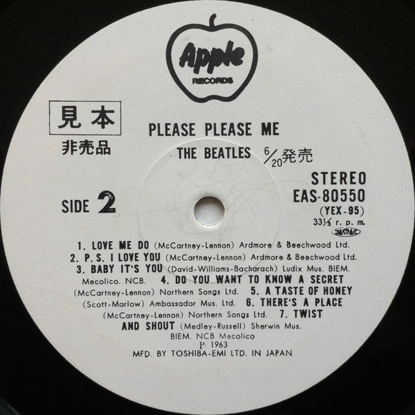 The Beatles - Please Please Me (Vinyl, LP, Album, Stereo, Reissue, Promo) Near Mint (NM or M-) / Very Good (VG)