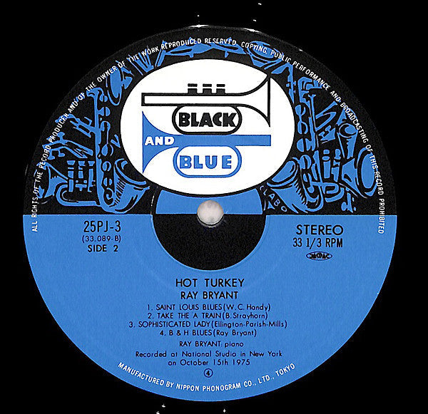 Ray Bryant - Hot Turkey (Vinyl, LP, Album, Stereo)