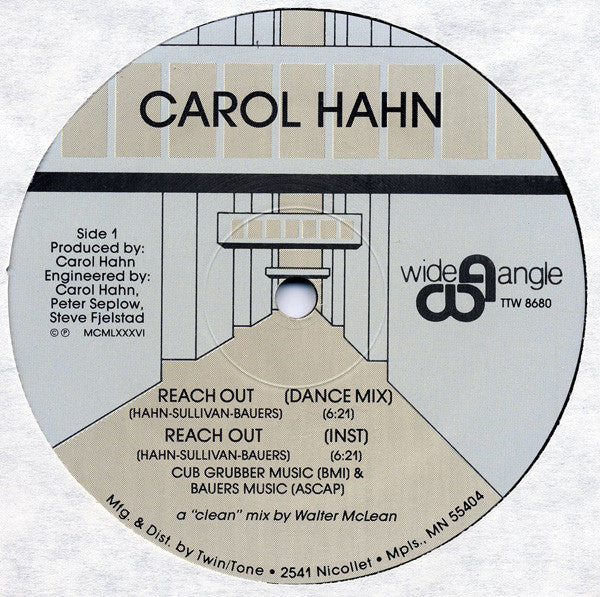 Carol Hahn - Your Love (Is All I Need) (Vinyl, 12", 33 ⅓ RPM) Very Good Plus (VG+) / Generic