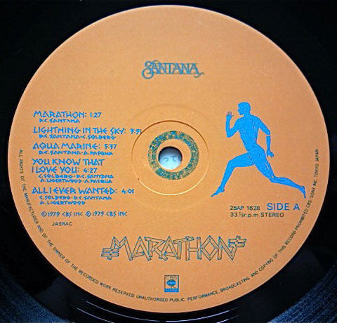 Santana - Marathon (Vinyl, LP, Album)