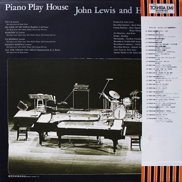 John Lewis (2) - Piano Play House (Vinyl, LP, Album) Very Good Plus (VG+) / Very Good Plus (VG+)